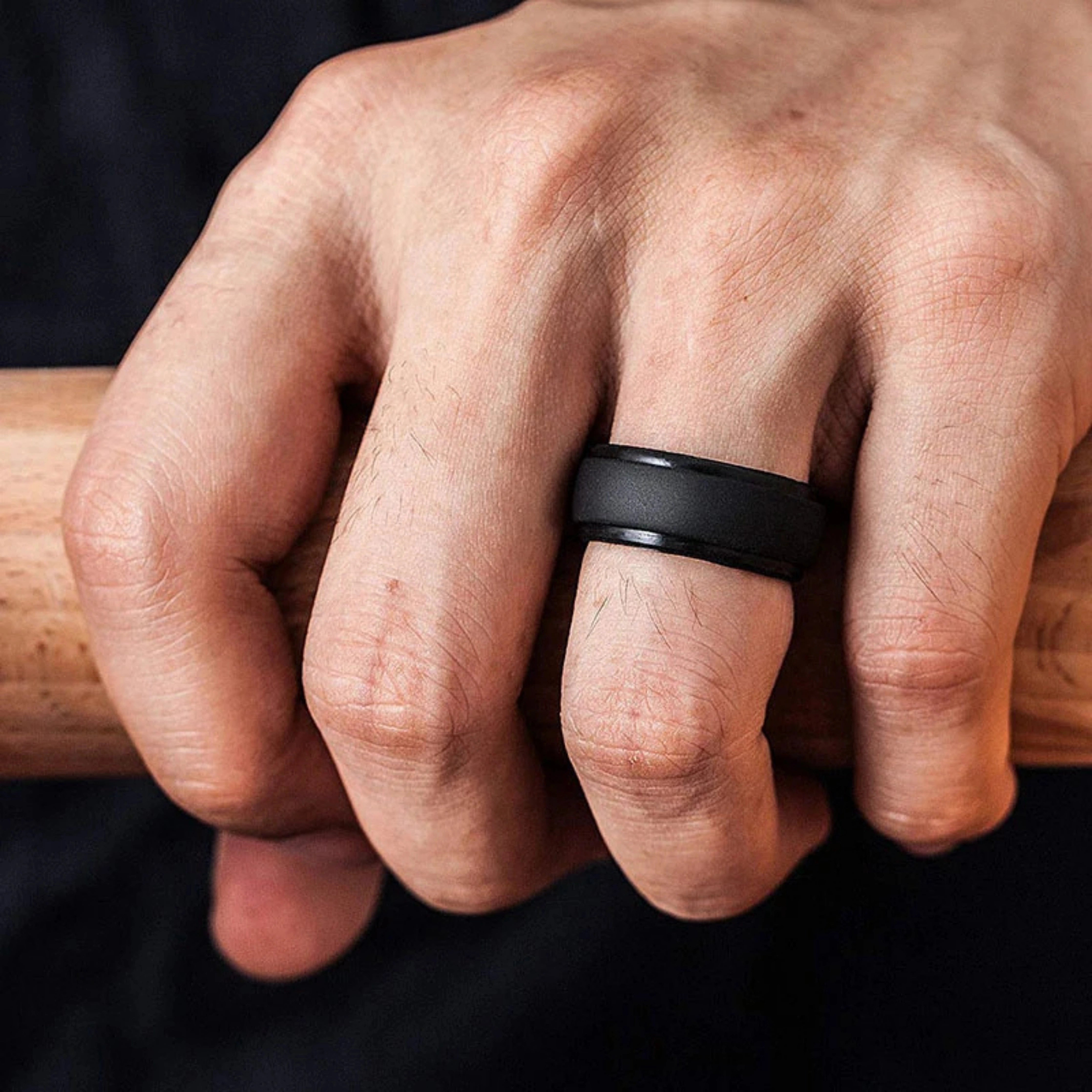 PrimeBand™ — Silicone Wedding Ring for Dads Who Can’t Wear Metal