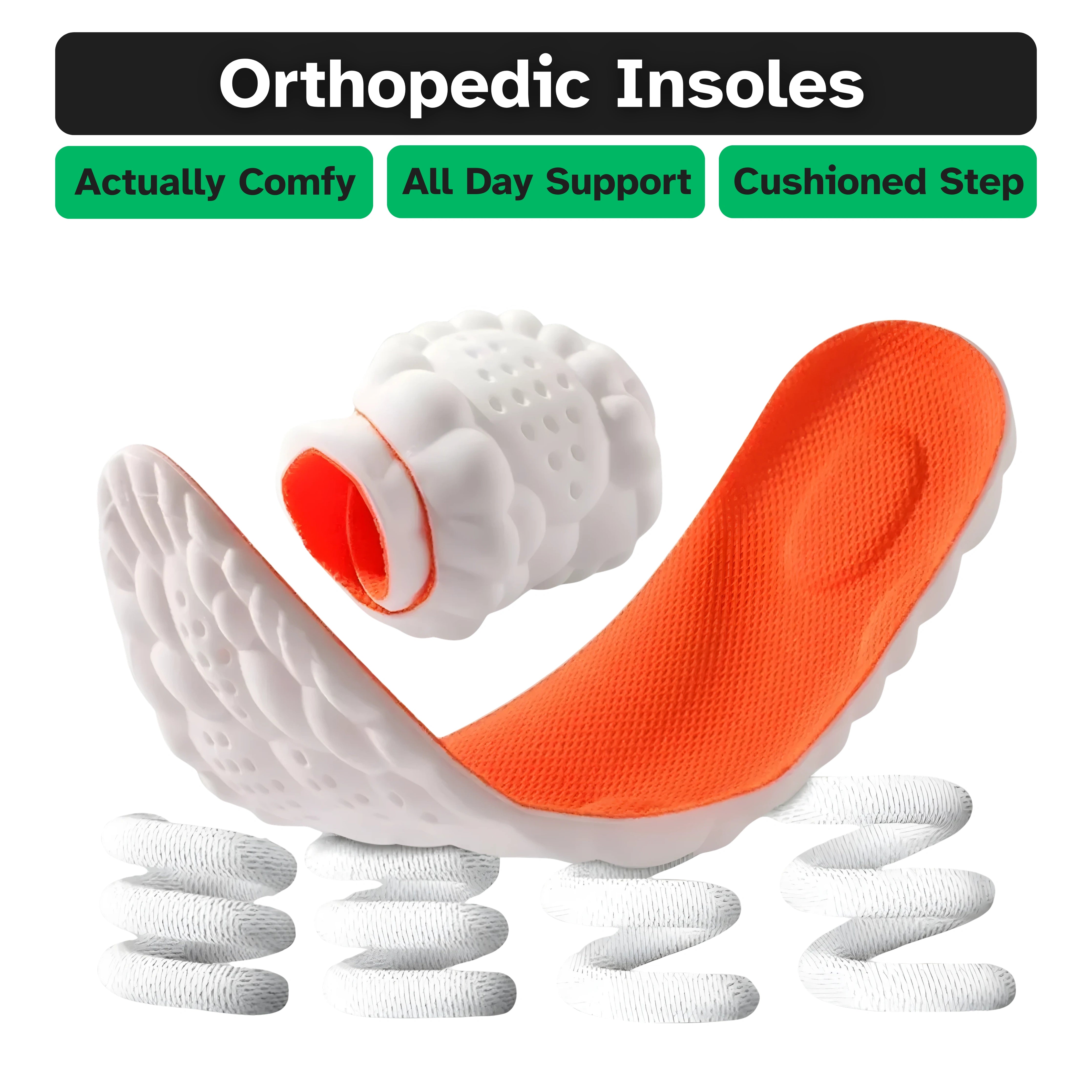 PrimeStep™ - Flat Feet Orthopedic Insoles for Arch Support & Plantar Fasciitis Relief
