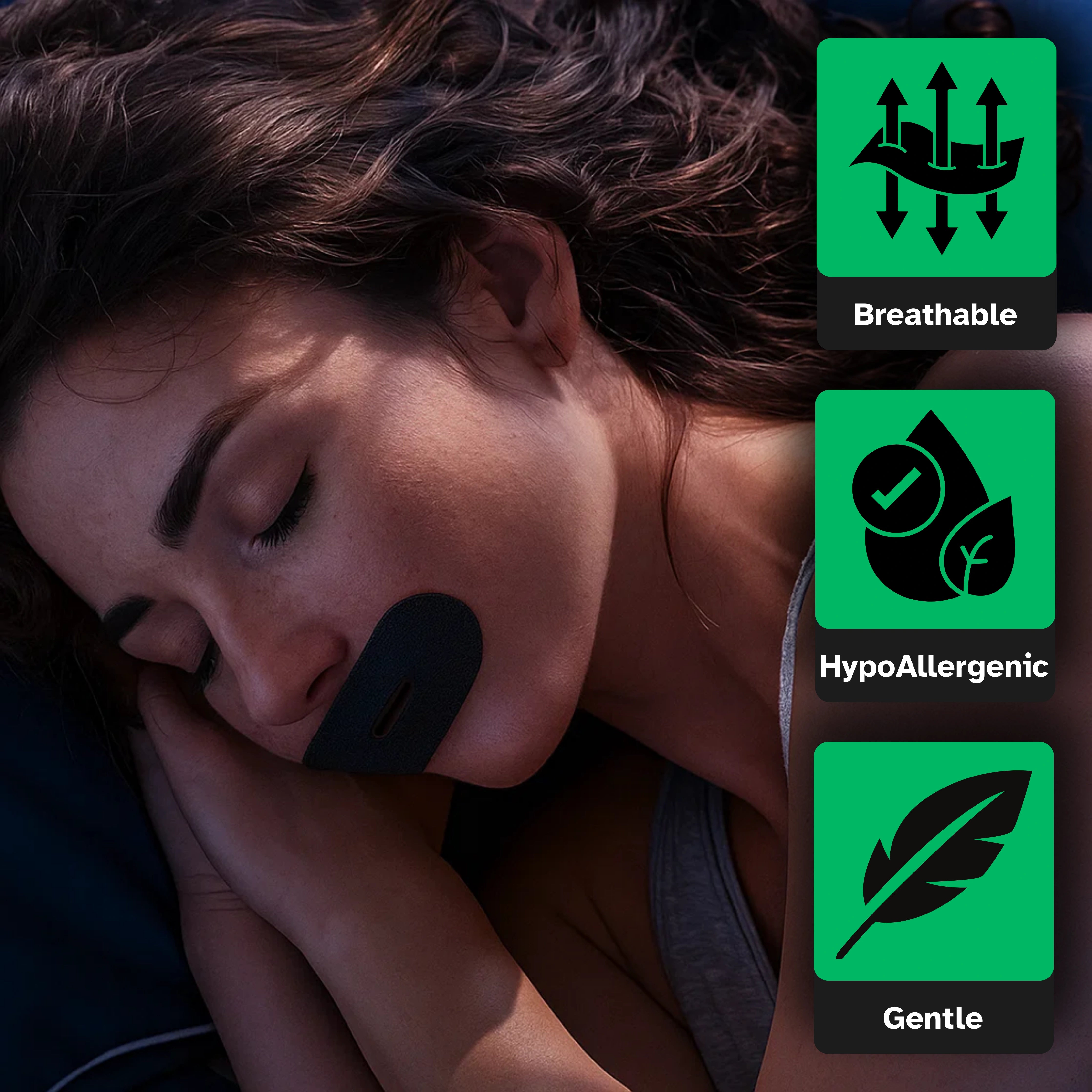 PrimeSleep - Mouth Tape for Nose Breathing & Snore-Free Nights