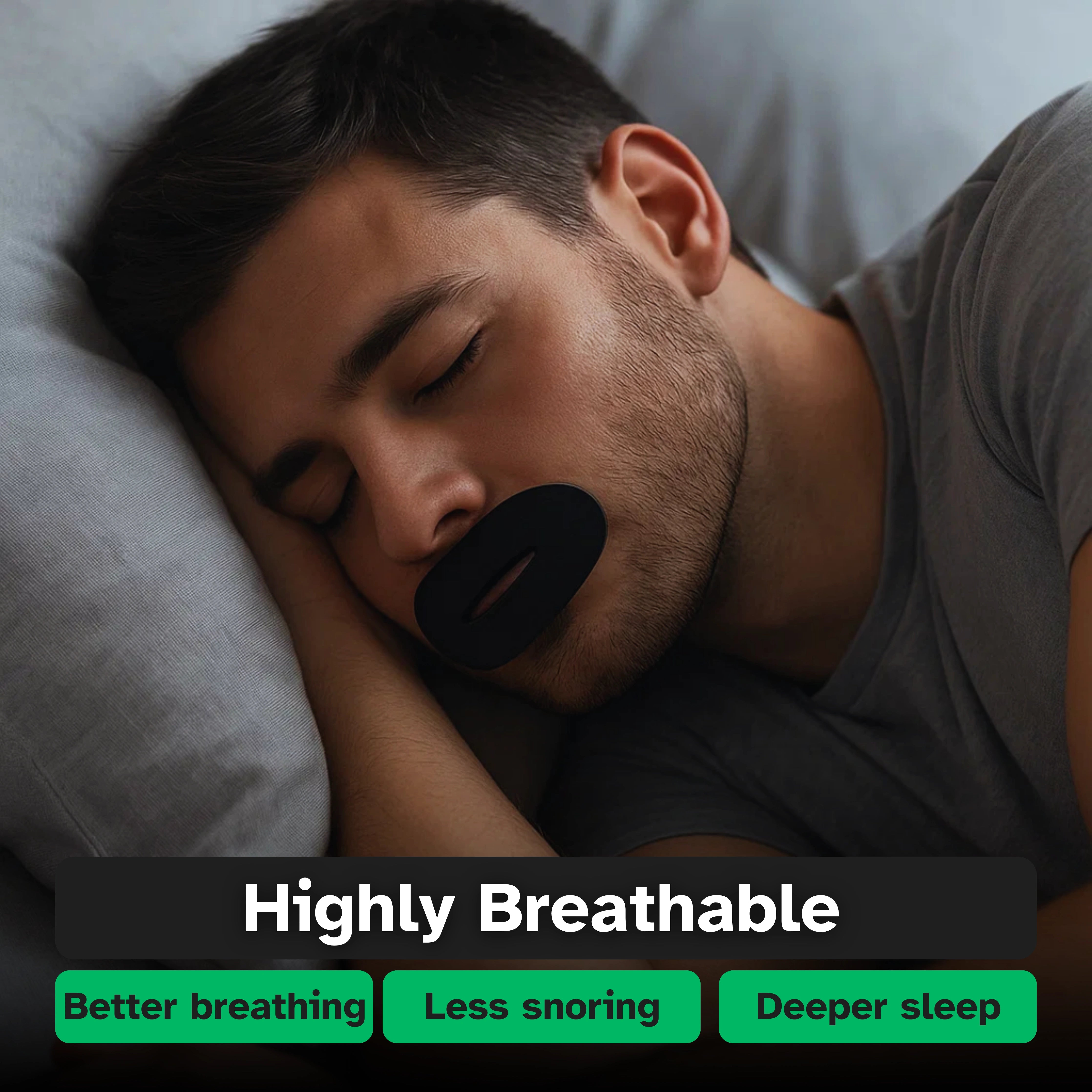 PrimeSleep - Mouth Tape for Nose Breathing & Snore-Free Nights