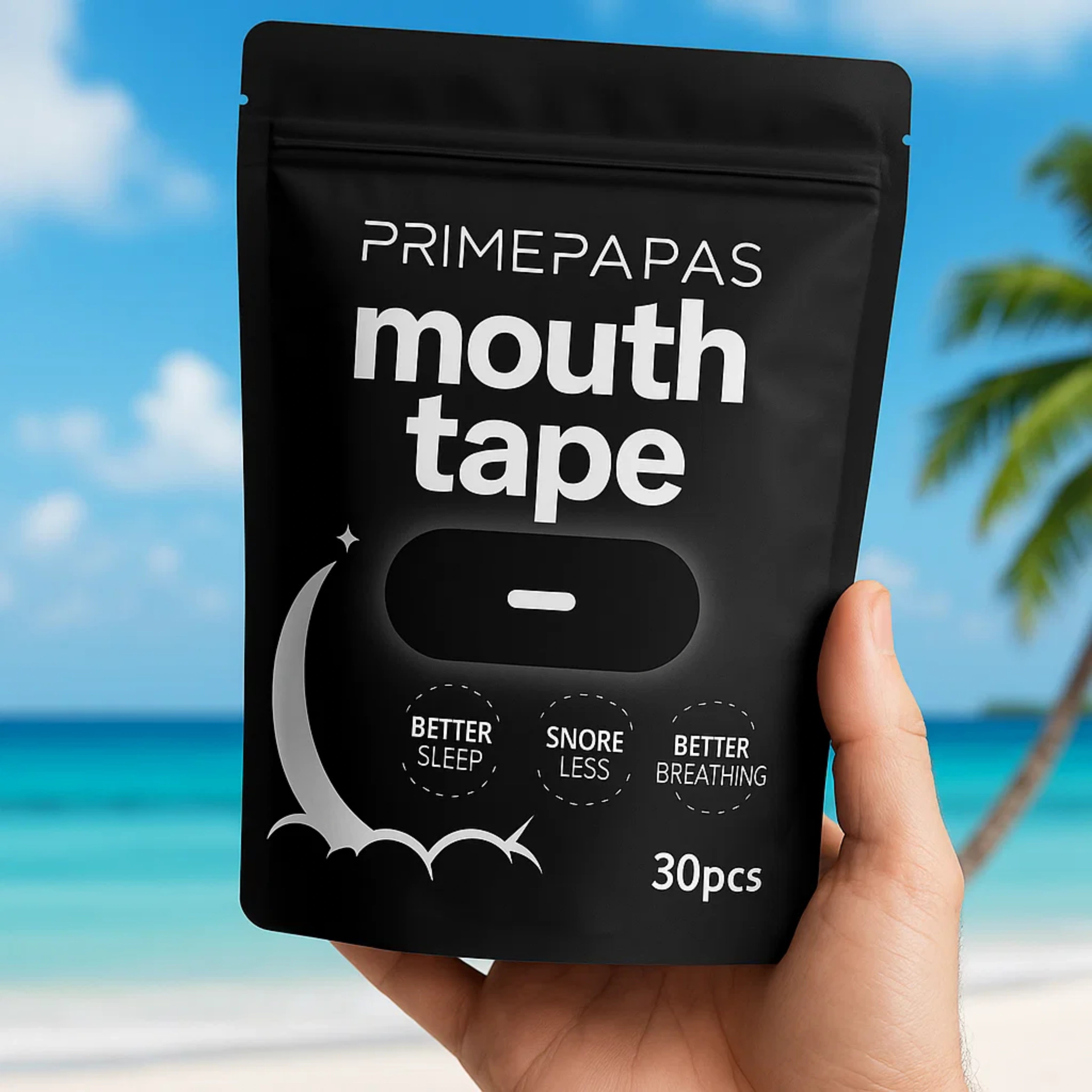 PrimeSleep - Mouth Tape for Nose Breathing & Snore-Free Nights
