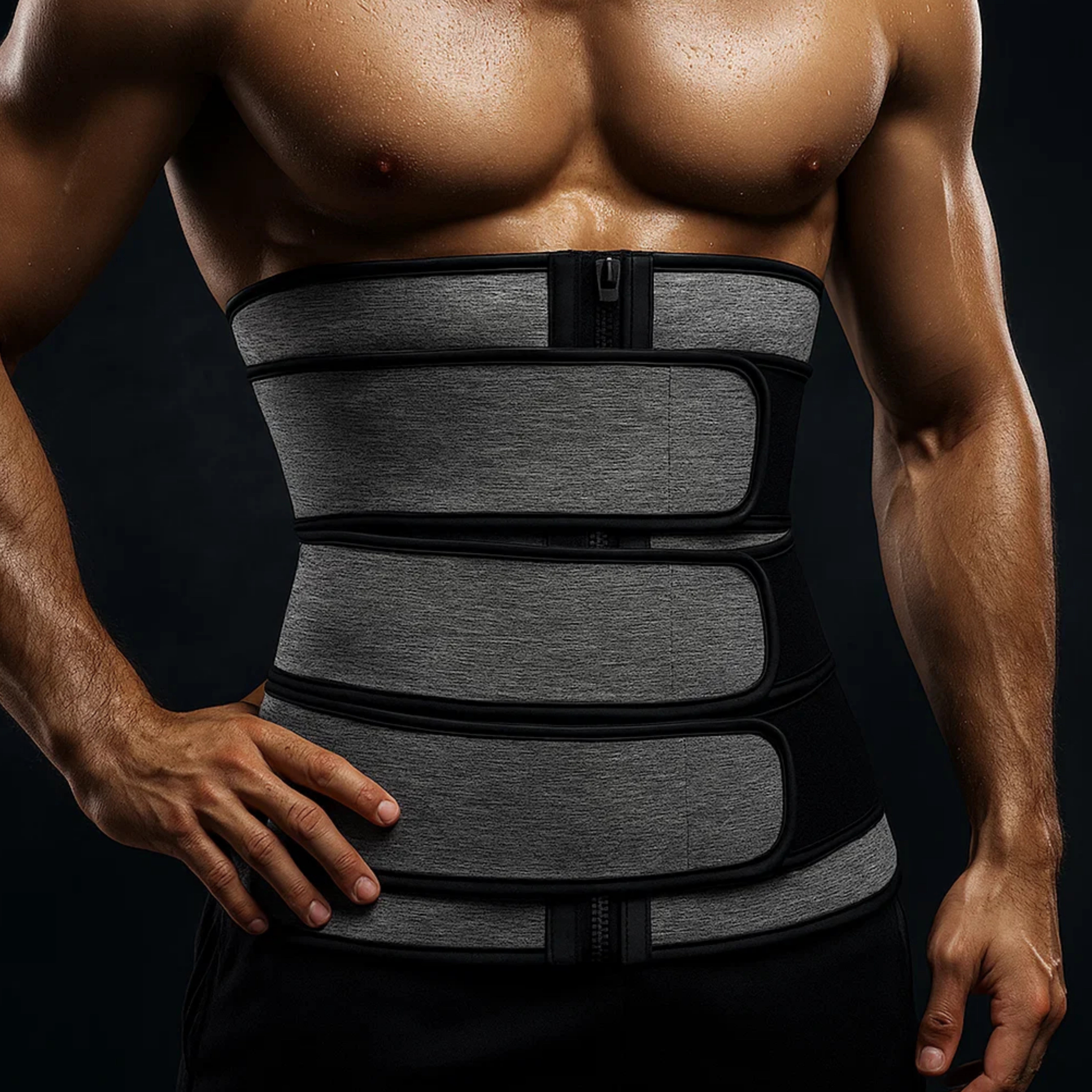 PrimeTrim™ — Waist Trimmer Belt for Sweat, Core Support & Belly Fat Burn