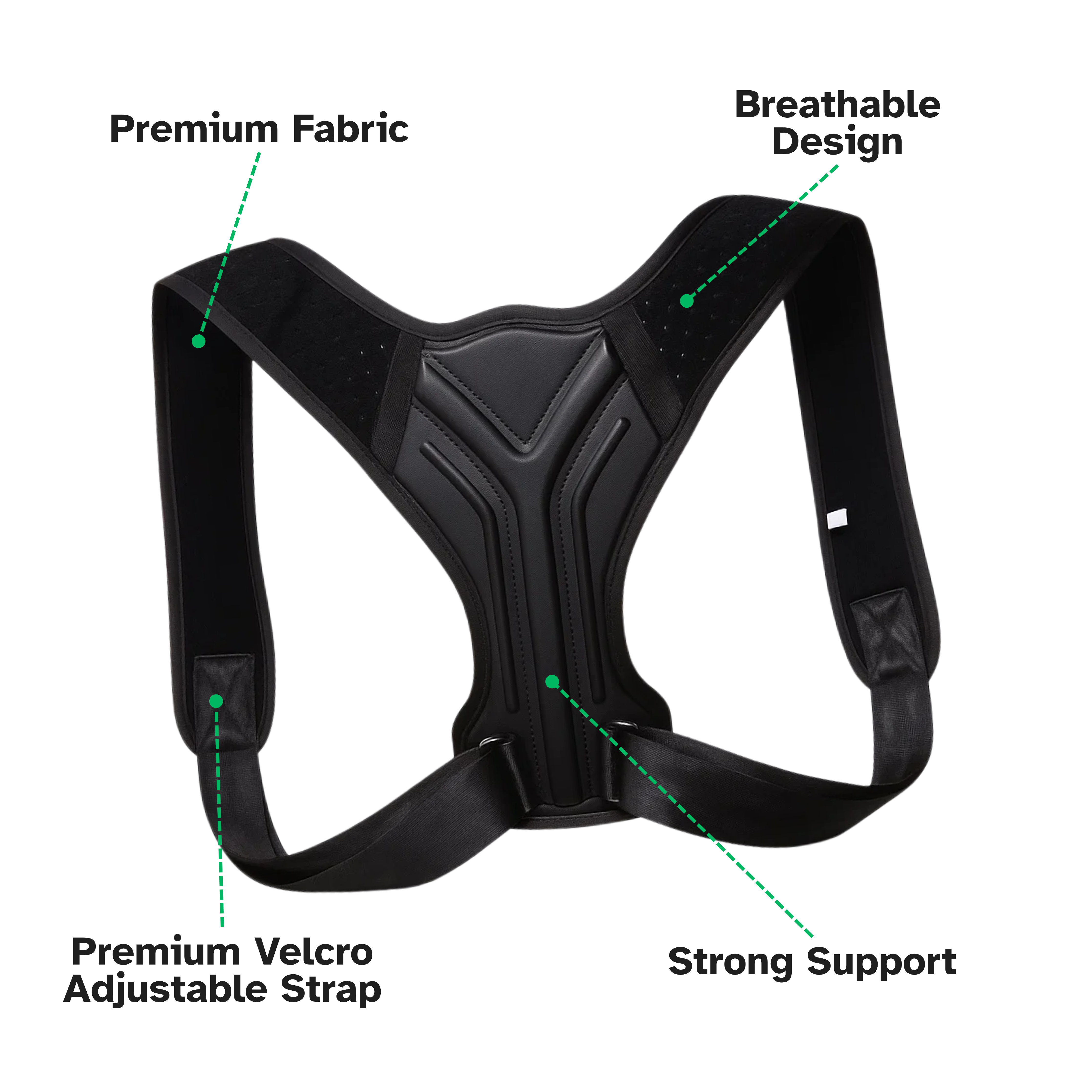 PrimePosture™ — Back Straightener Brace for Better Posture & Pain Relief