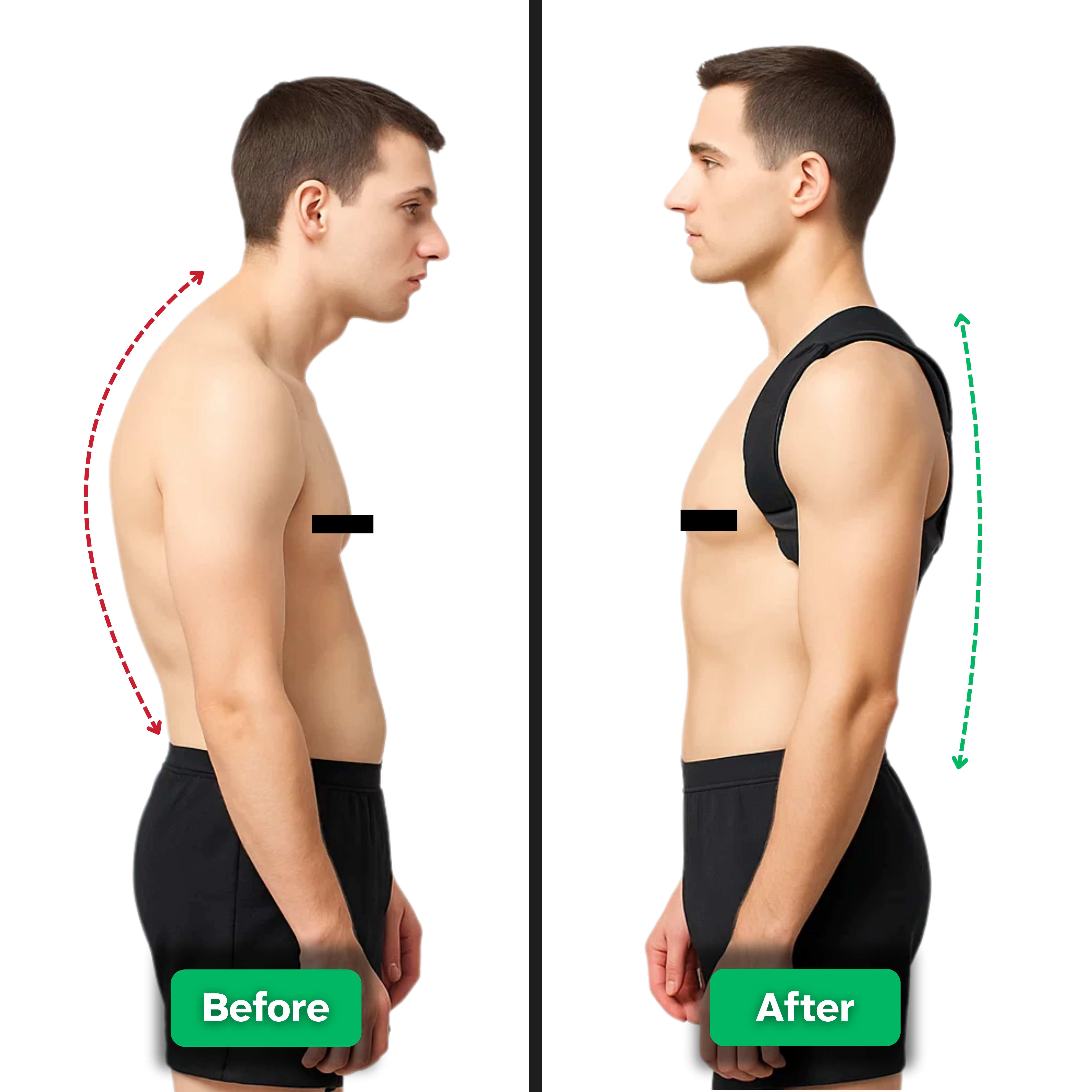 PrimePosture™ — Back Straightener Brace for Better Posture & Pain Relief