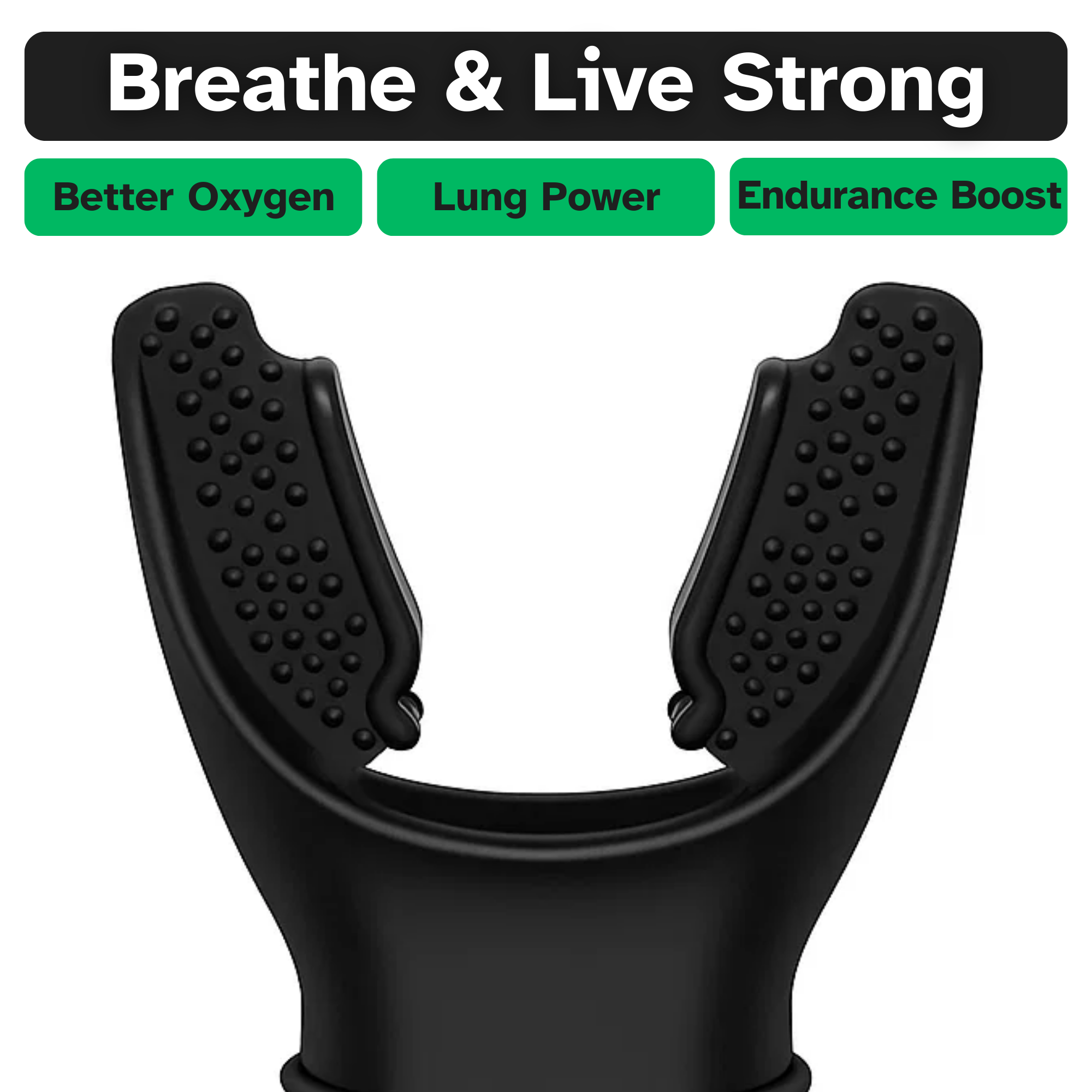 PrimeBreath™ - Breathing Trainer Device for Stronger Lungs & Better Endurance
