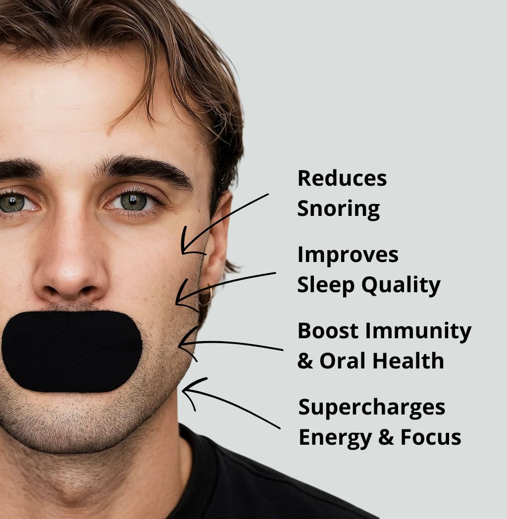 PrimeSleep - Mouth Tape for Nose Breathing & Snore-Free Nights