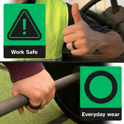 PrimeBand™ — Silicone Wedding Ring for Dads Who Can’t Wear Metal