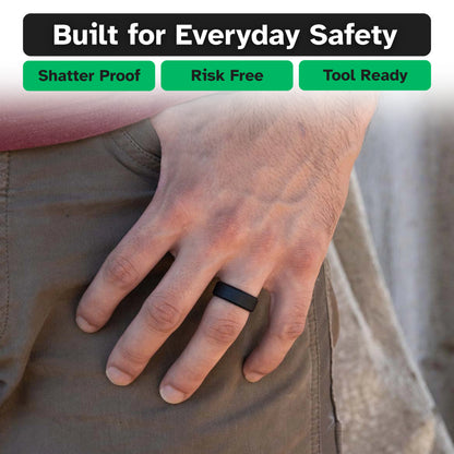 PrimeBand™ — Silicone Wedding Ring for Dads Who Can’t Wear Metal