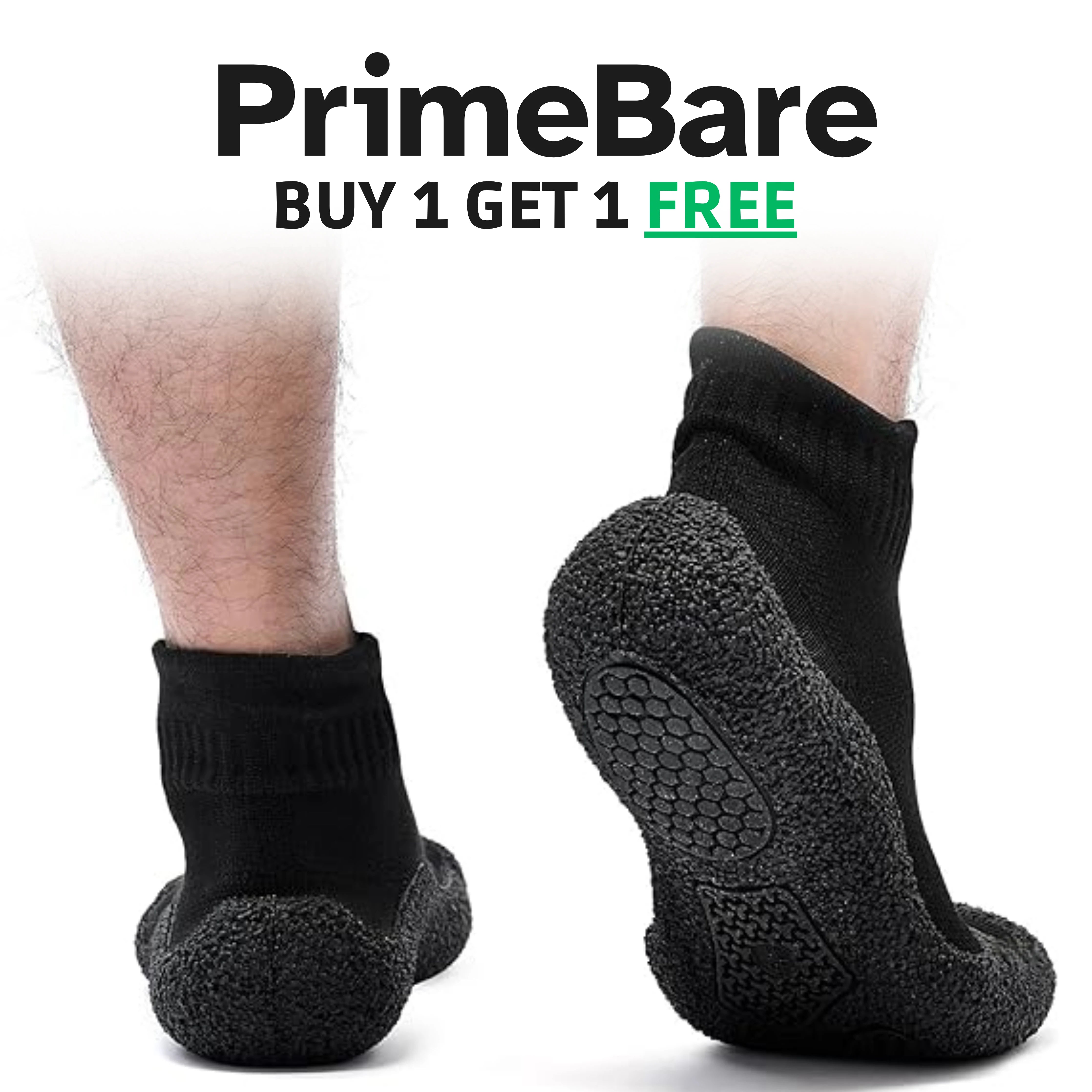 PrimeBare™ - Barefoot-Feel Sock Shoes for Posture & Ground Connection