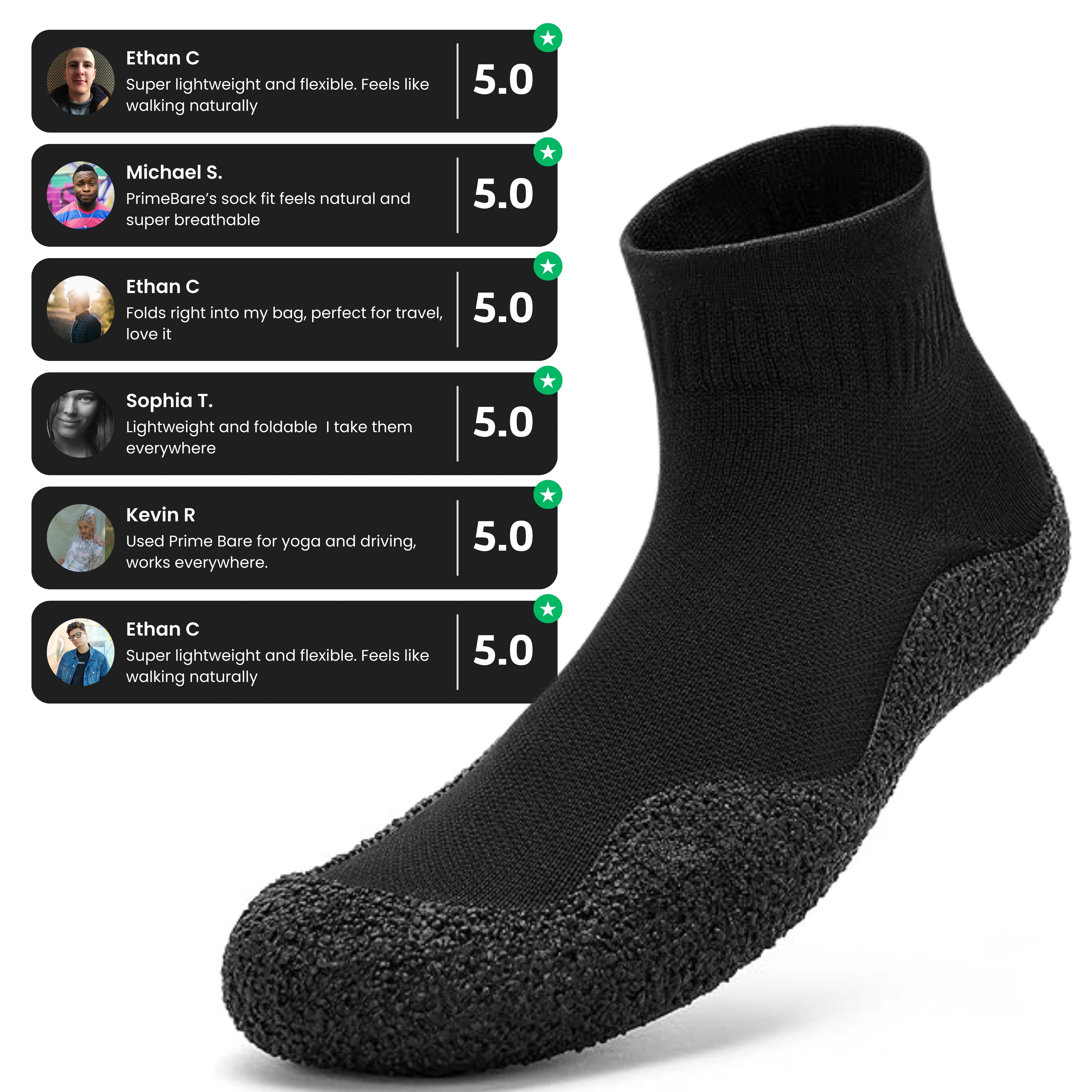 PrimeBare™ - Barefoot-Feel Sock Shoes for Posture & Ground Connection