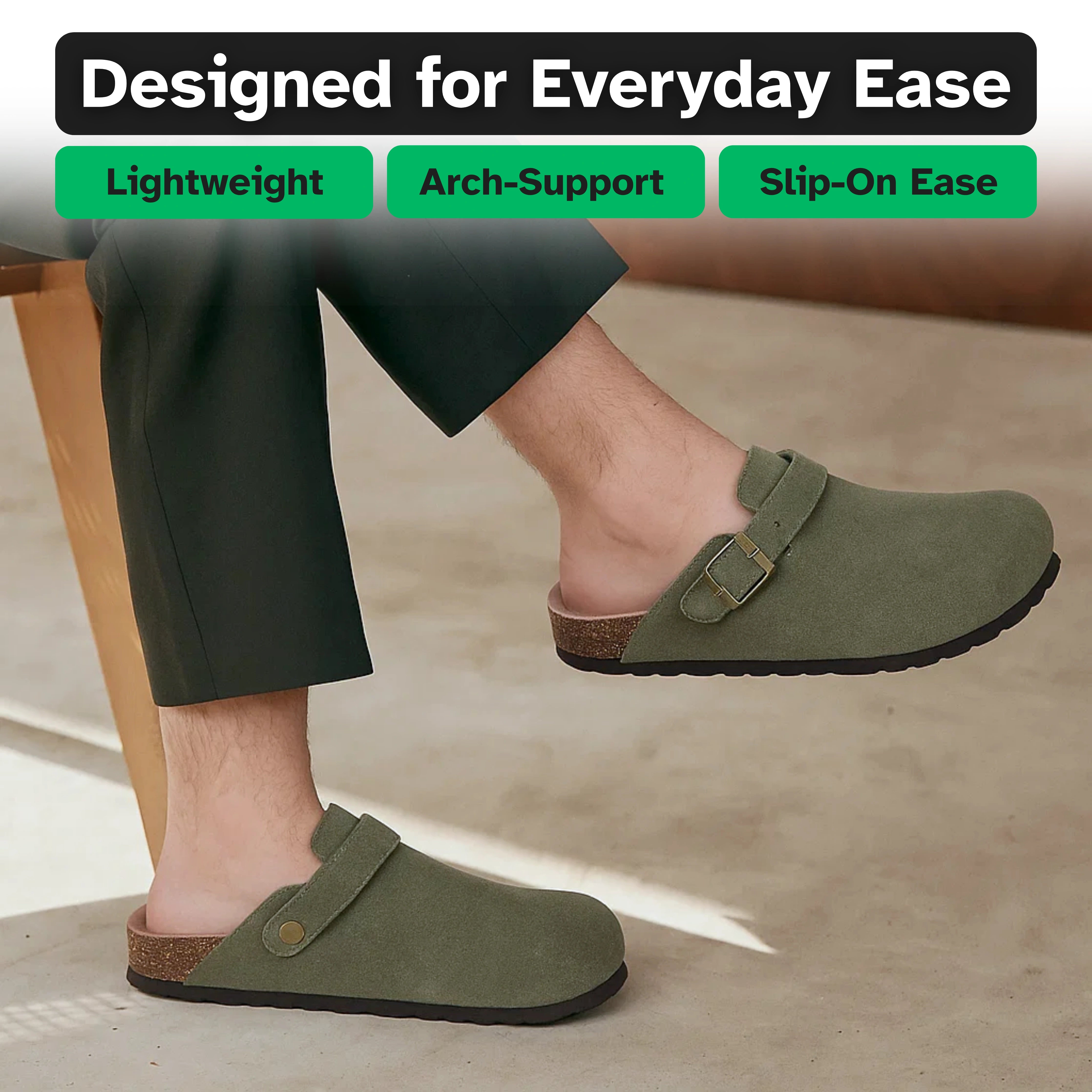 PrimeMule™ – Men’s Premium Clogs for Comfort & Timeless Design