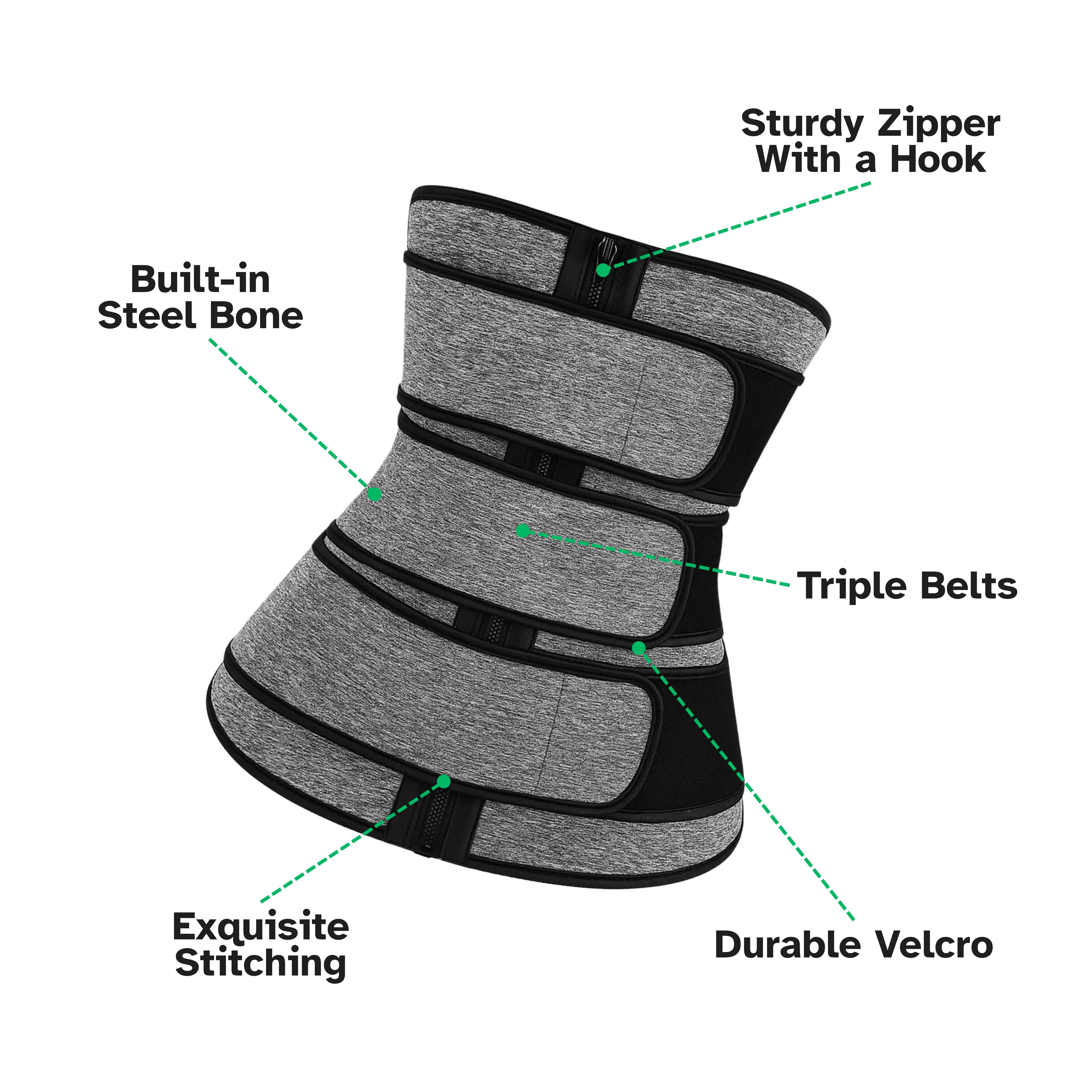 PrimeTrim™ — Waist Trimmer Belt for Sweat, Core Support & Belly Fat Burn