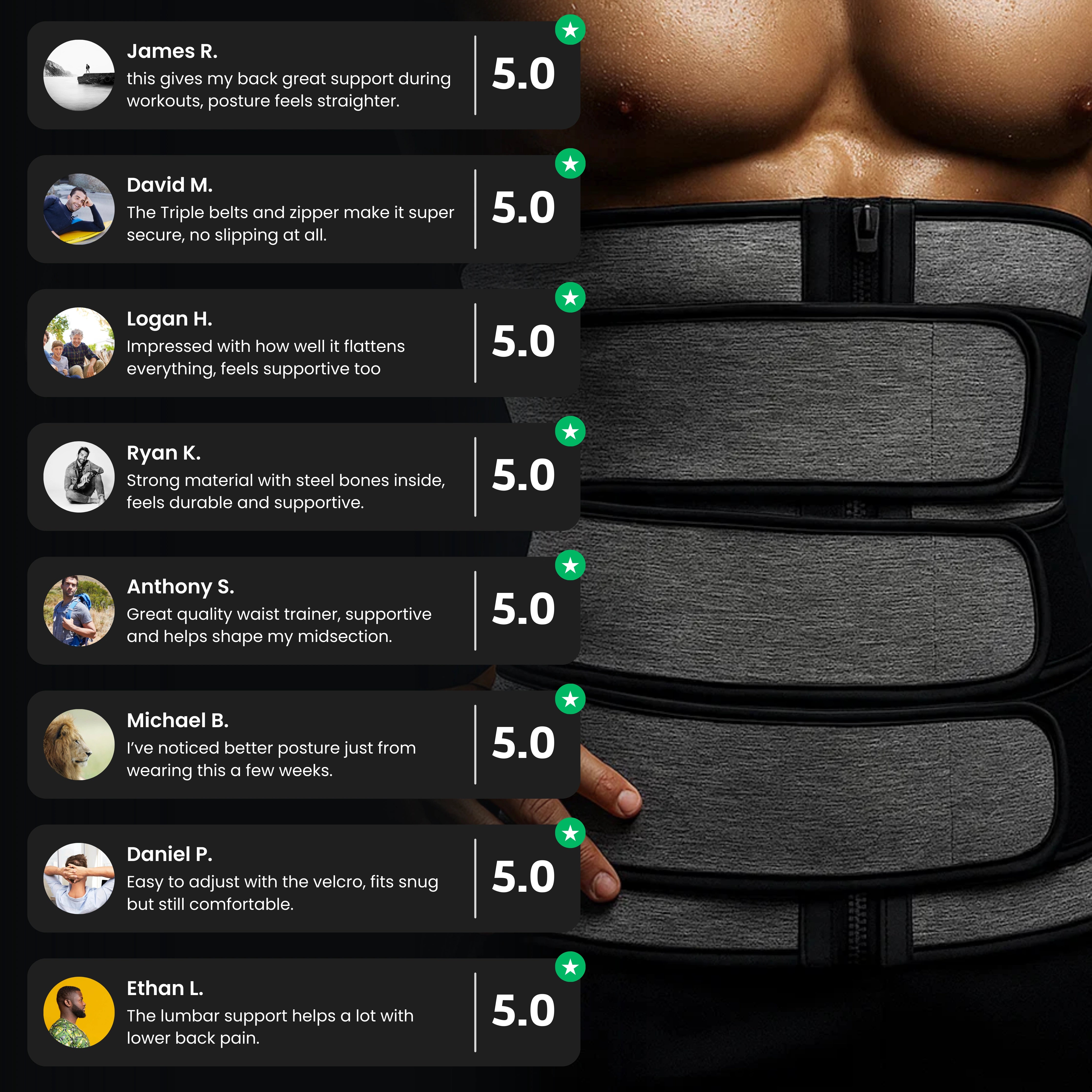 PrimeTrim™ — Waist Trimmer Belt for Sweat, Core Support & Belly Fat Burn