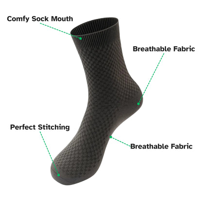 PrimeSock™ — Ultra-Breathable Bamboo Fiber Socks for All-Day Comfort (10 pieces)