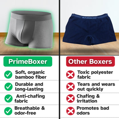 PrimeBoxer – Bamboo Fiber Comfort & Support